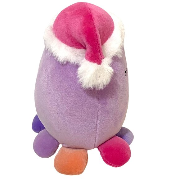 Squishmallows Christmas Santa Beula the Octopus 5" Holiday Stuffed Animal 2023 - Picture 5 of 6